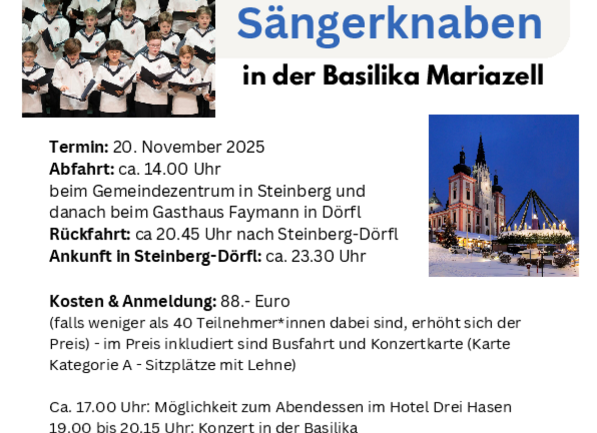 Konzert der Wiener Sängerknaben