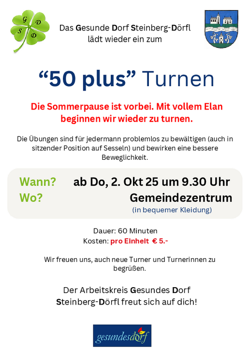 Turnen "50 plus"