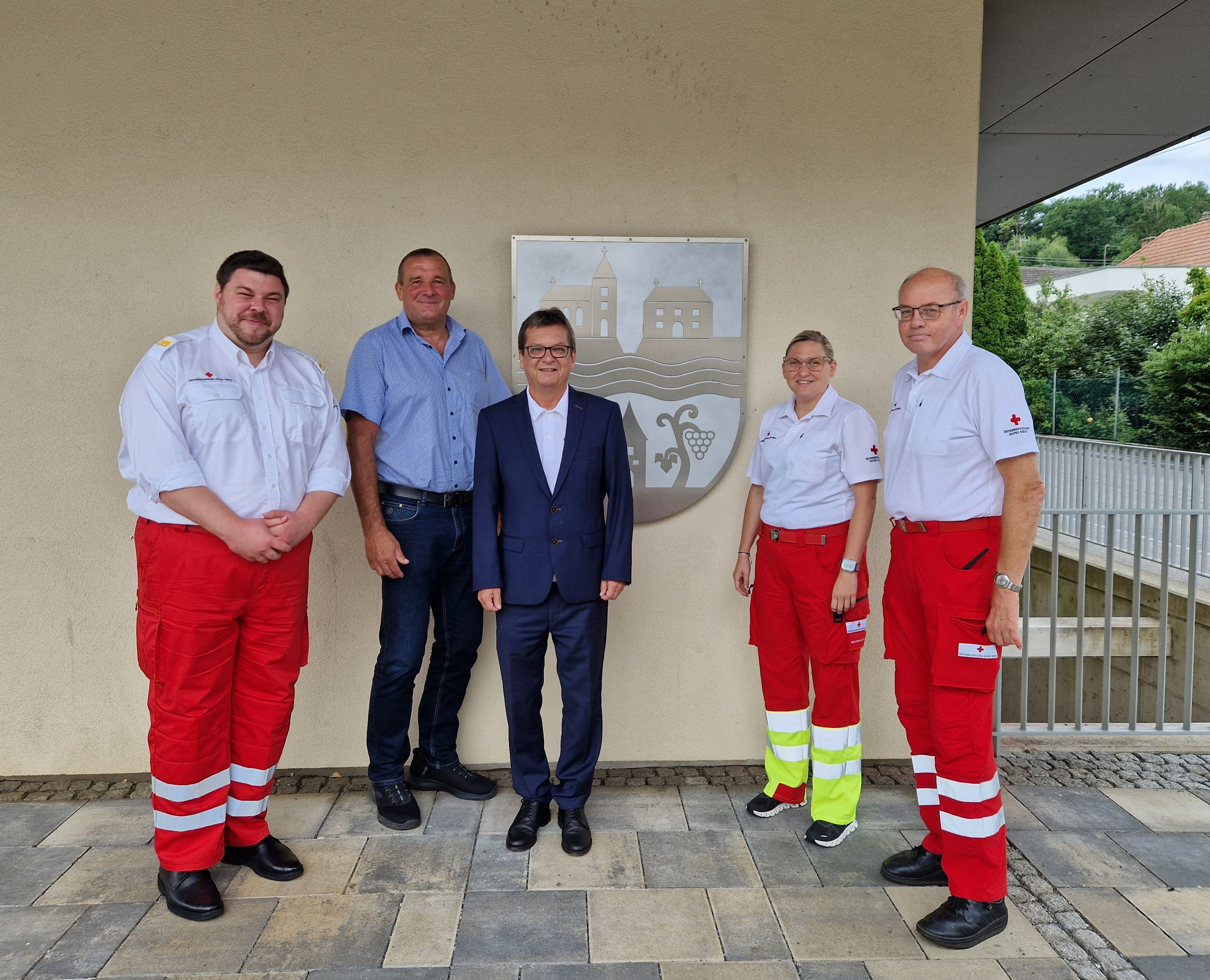 Bürgermeisterbesuch des Roten Kreuz Oberpullendorf