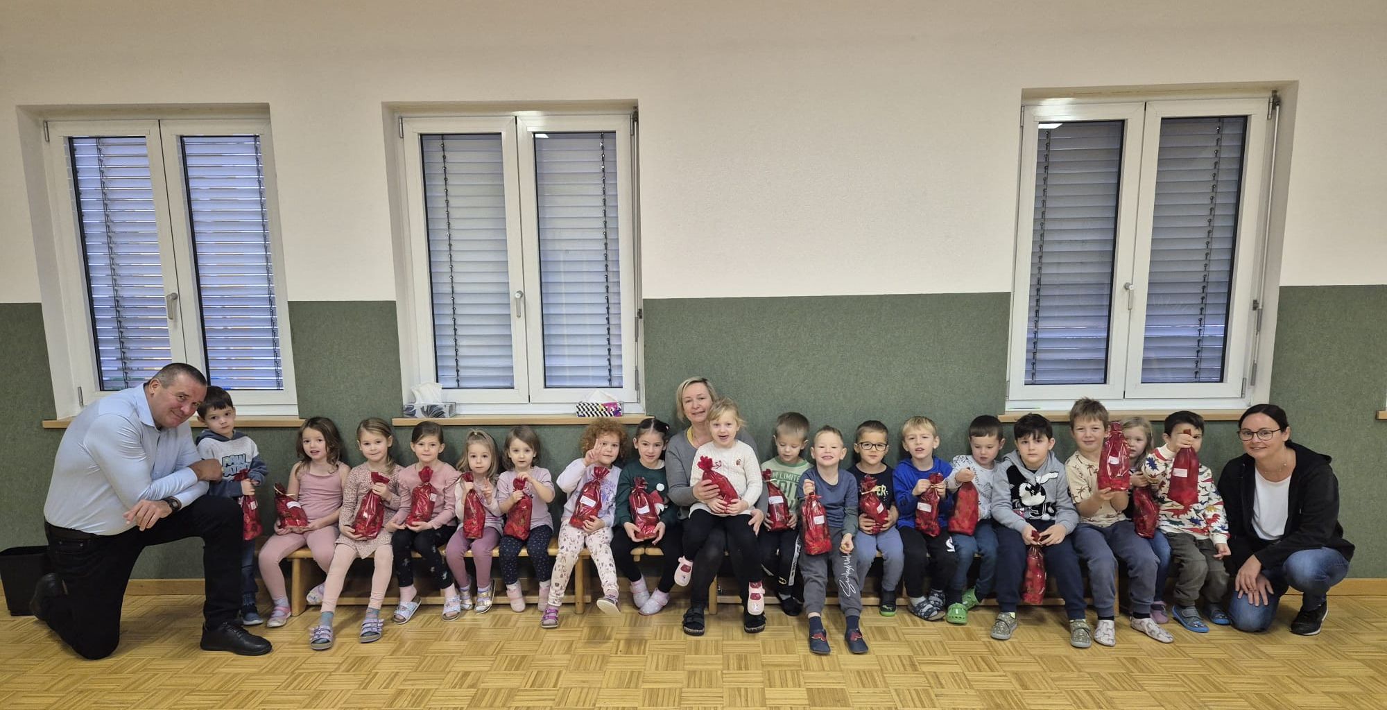 Verteilung Nikolaussackerl Kindergarten