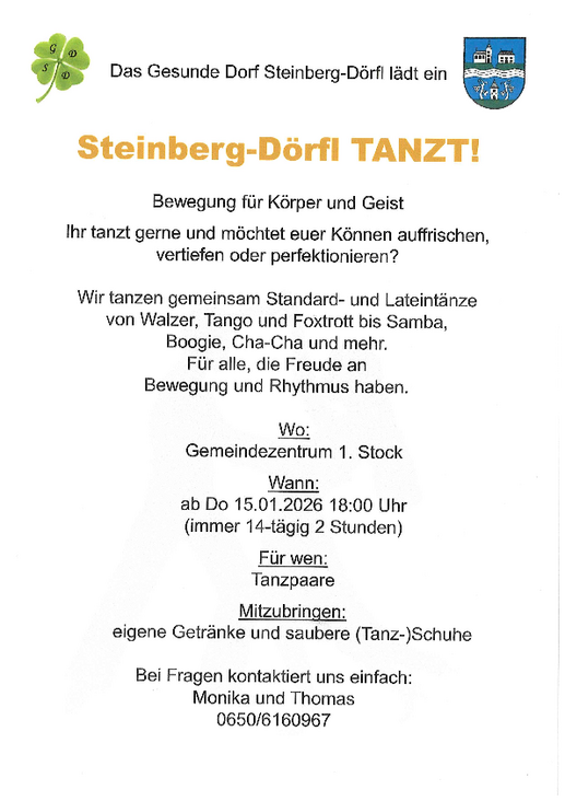 Steinberg-Dörfl TANZT