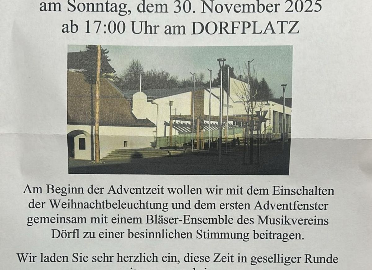 Einladung zum Glühweinstand
