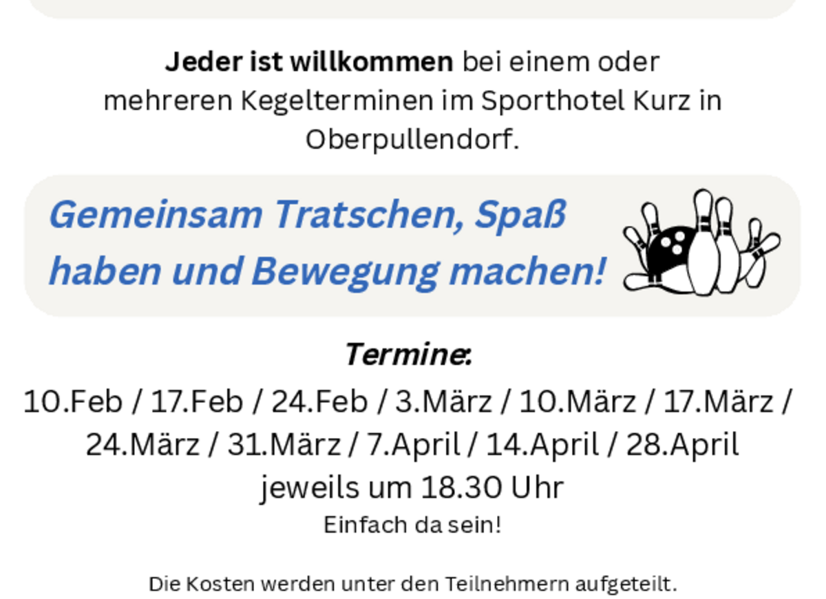 Gemeinsam KEGELN