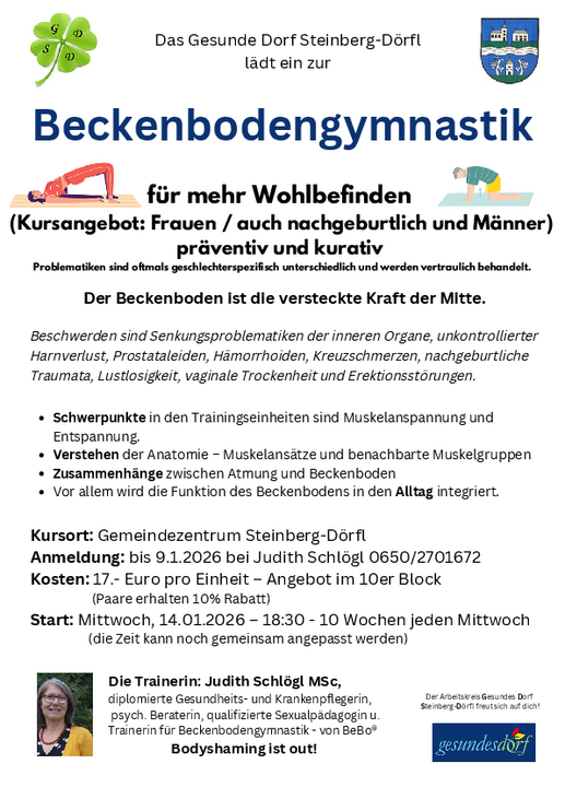 Beckenbodengymnastik