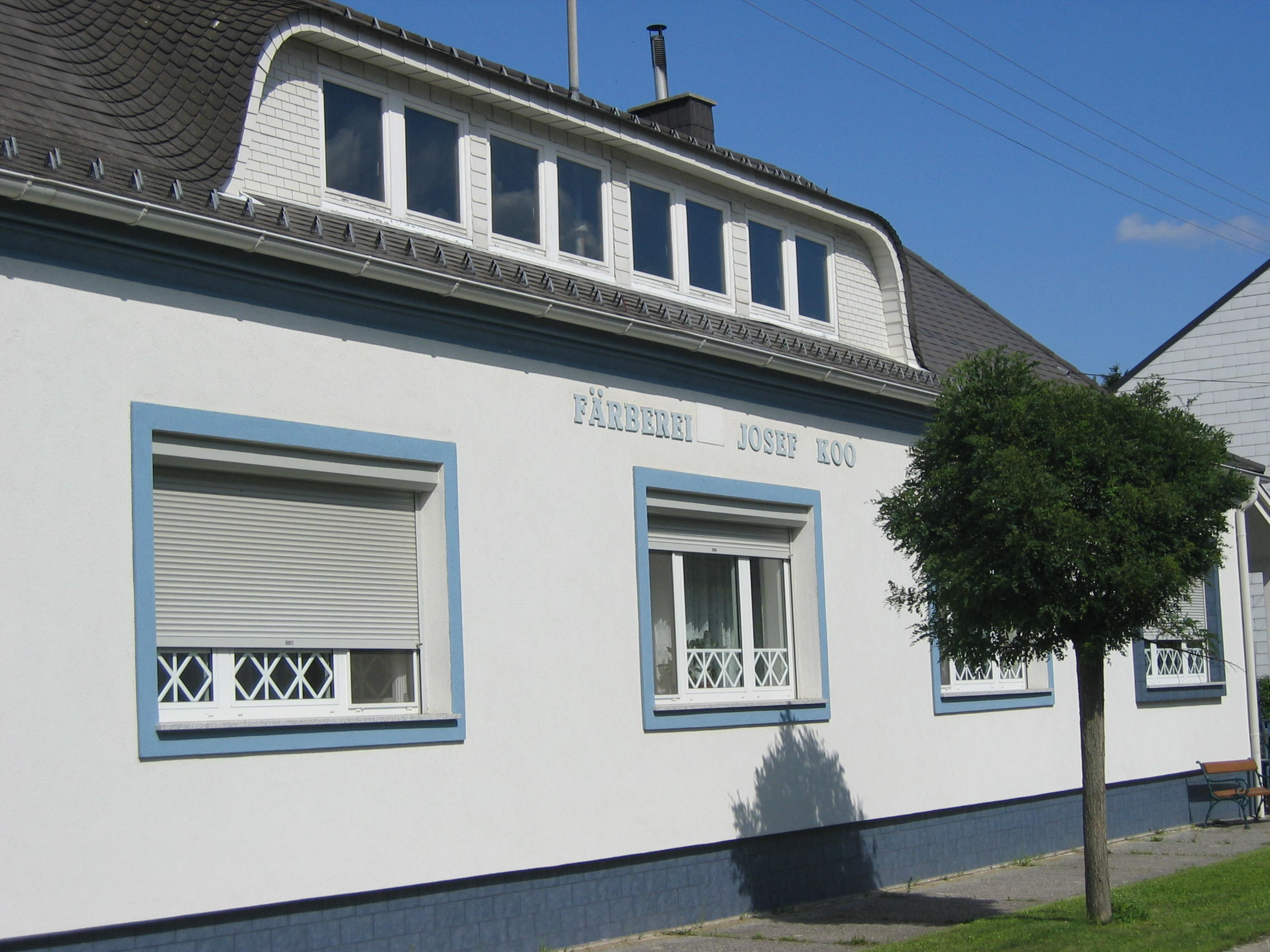 Das Gebäude der Blaudruckerei Koó