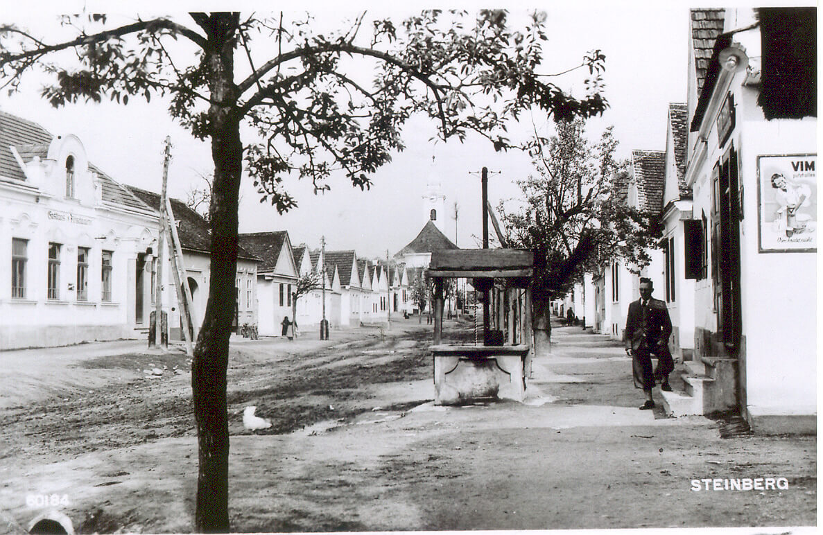 Straße mit Häusern in Steinberg (1935)