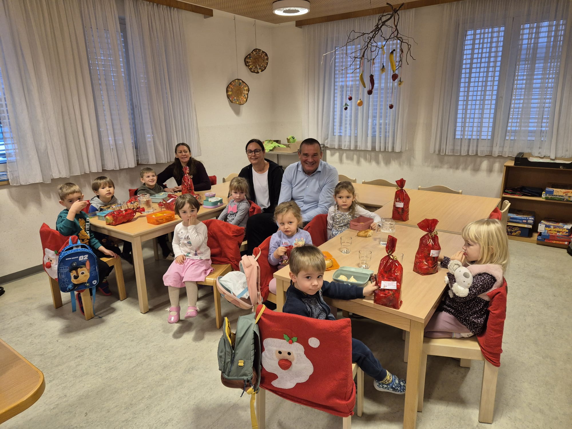 Verteilung Nikolaussackerl Kindergarten